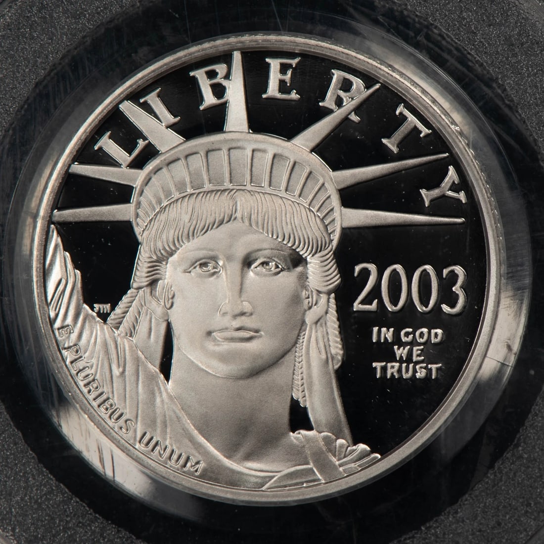 2003-W $25 1/4 OZ PLATINUM AMERICAN EAGLE PROOF - STATUE (1 of 2)