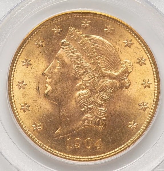 1904 $20 LIBERTY LIBERTY DOUBLE EAGLE (1 of 2)