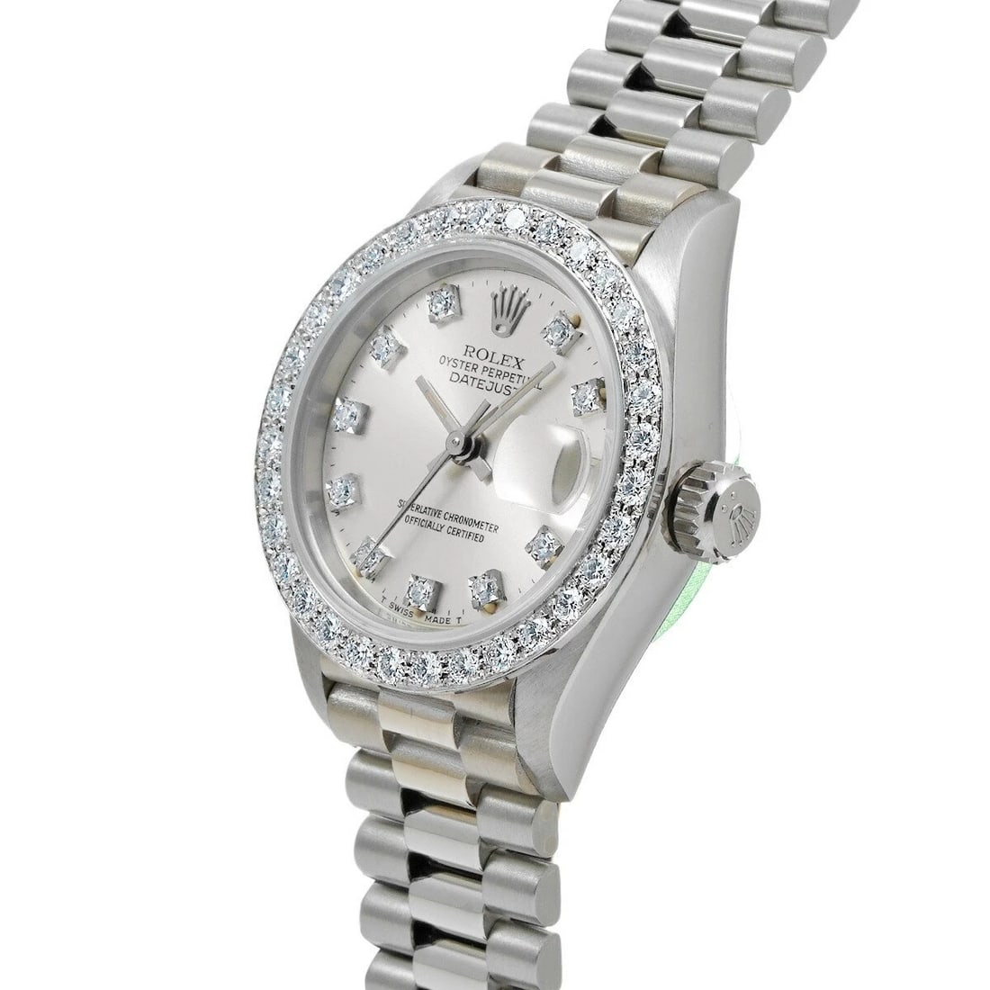ROLEX DATEJUST SILVER WATCH - 2