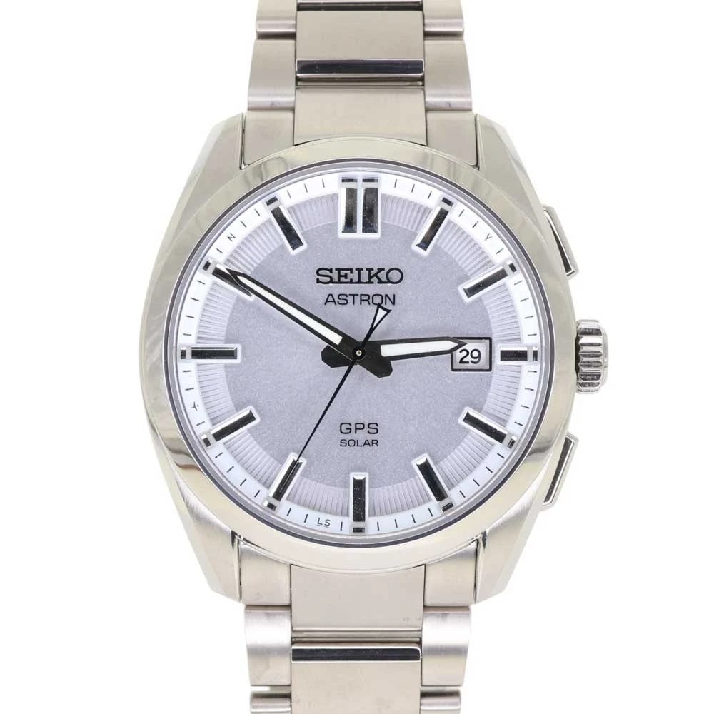 SEIKO ASTRON SILVER WATCH: Seiko Astron Silver Watch Brand: SEIKO Type/Style: Wristwatch Material: Case Material N/A Band Material N/A Color: Dial Color Size: Wrist Size 19.0cm Case Size 42.0mm Accessories: None Accessories