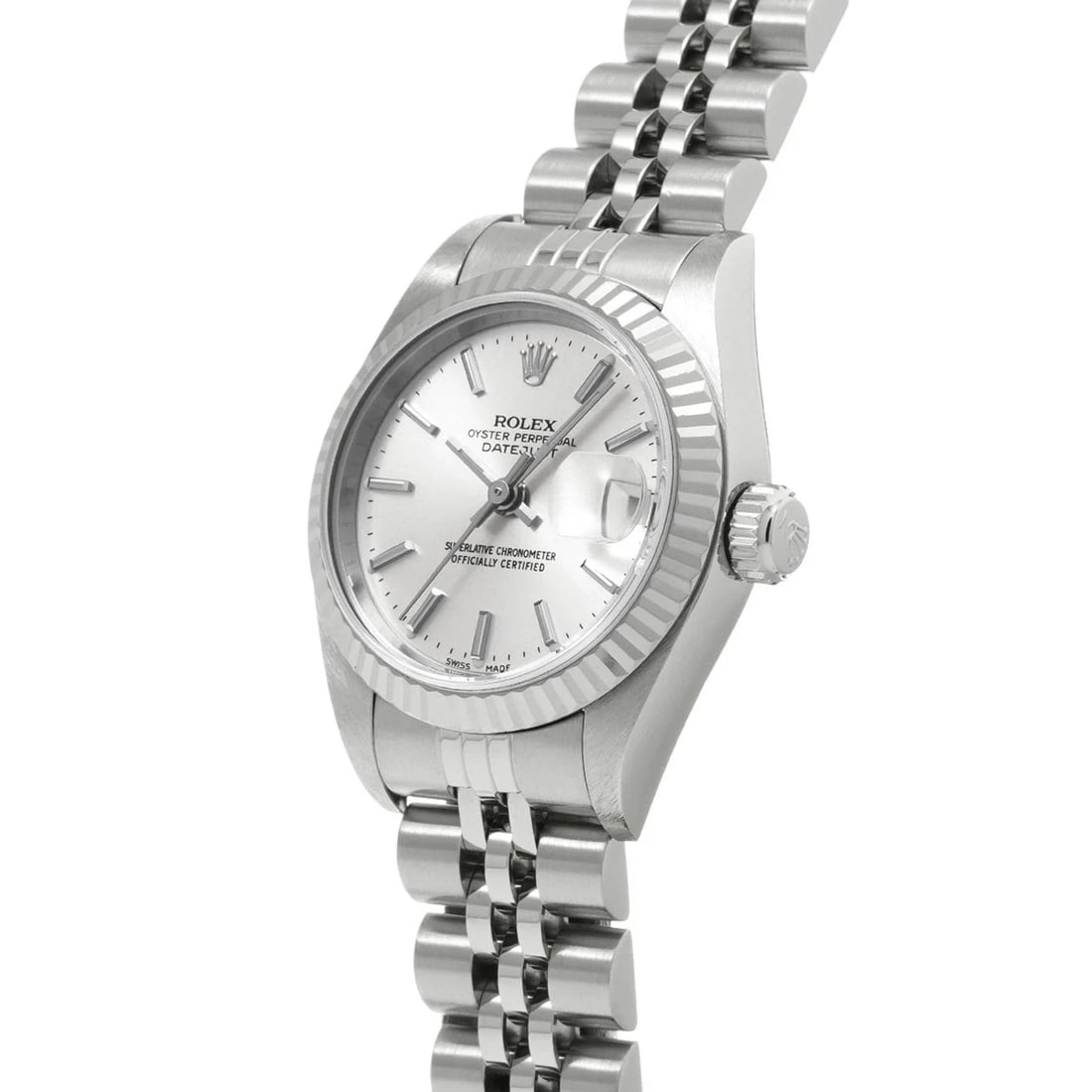 ROLEX DATEJUST SILVER WATCH - 2