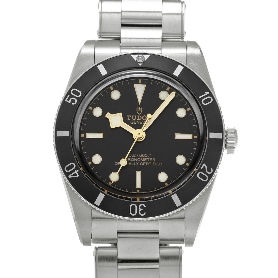 TUDOR BLACK WATCH: Tudor Black Watch Brand: TUDOR Type/Style: Wristwatch Material: Band Material Stainless Case Material Sapphire Crystal Color: Dial Color Black Size: Wrist Size 20cm Case Size 37 x 37 mm Accessorie