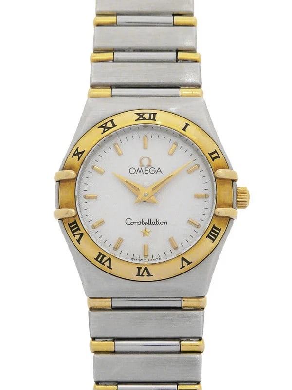OMEGA CONSTELLATION SILVER WATCH: Omega Constellation Silver Watch Brand: OMEGA Type/Style: Wristwatch Material: Band Material Stainless Steel / Yellow Gold / Glass Crystal Case Material N/A Color: Dial Color Size: Wrist Size 15cm