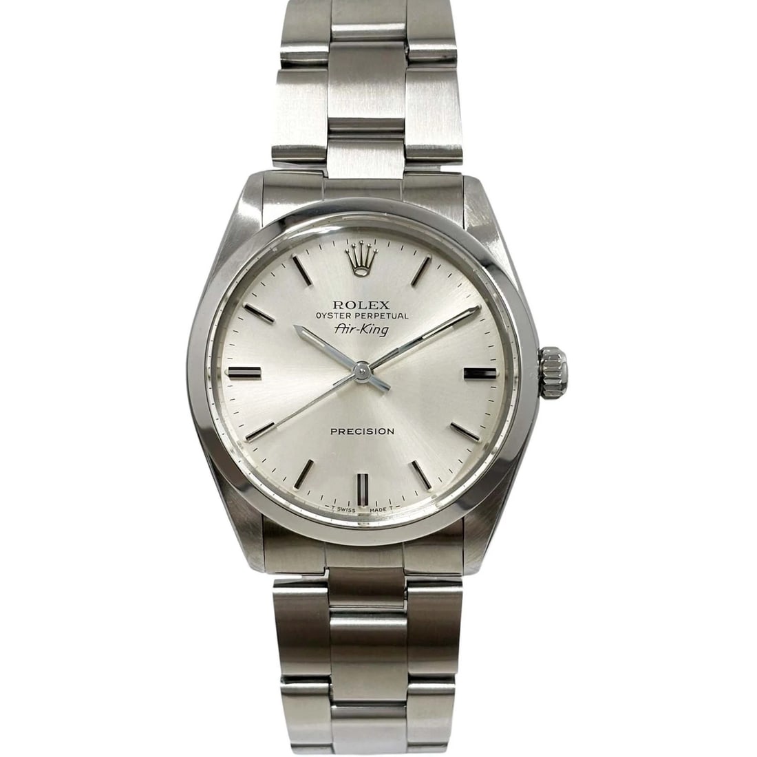 ROLEX AIR KING IVORY WATCH: Rolex Air King Ivory Watch Brand: ROLEX Type/Style: Wristwatch Material: Case Material N/A Band Material N/A Color: Dial Color Ivory Size: Wrist Size 19.5cm Case Size 34mm Accessories: None