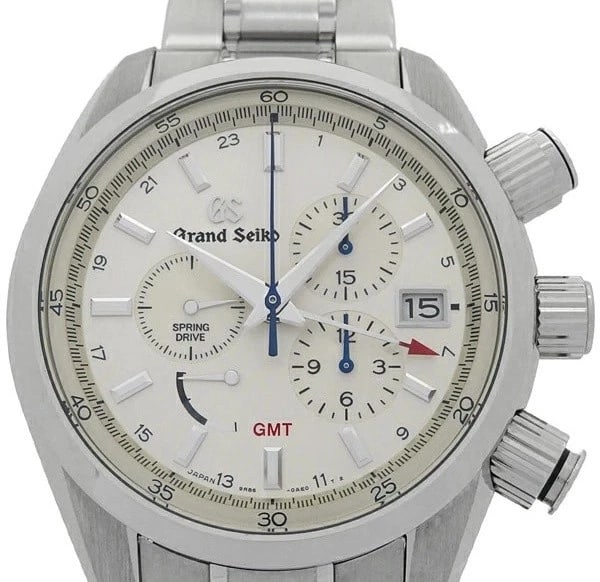 SEIKO GRAND SPORT COLLECTION SILVER WATCH: Seiko Grand Sport Collection Silver Watch Brand: SEIKO Type/Style: Wristwatch Material: Band Material Stainless Steel/Glass Crystal Case Material N/A Color: Dial Color Silver Size: Wrist Size 16.5cm
