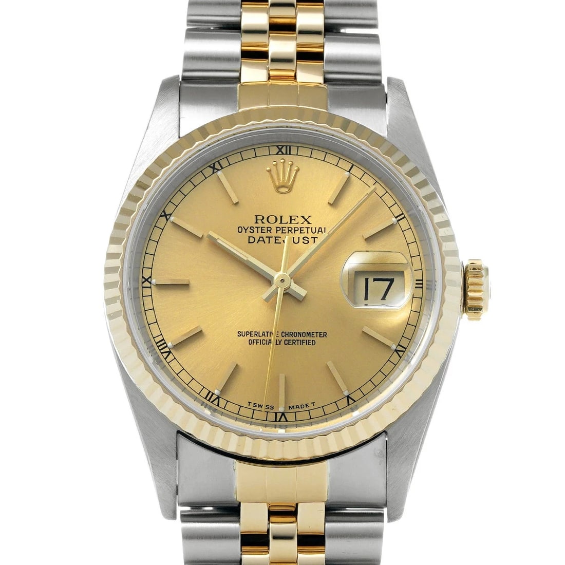 ROLEX DATEJUST WATCH: Rolex Datejust Watch Brand: ROLEX Type/Style: Wristwatch Material: Band Material Stainless Case Material Sapphire Crystal Color: Dial Color Size: Wrist Size 18.5cm Case Size 36 x 36 mm Accessories