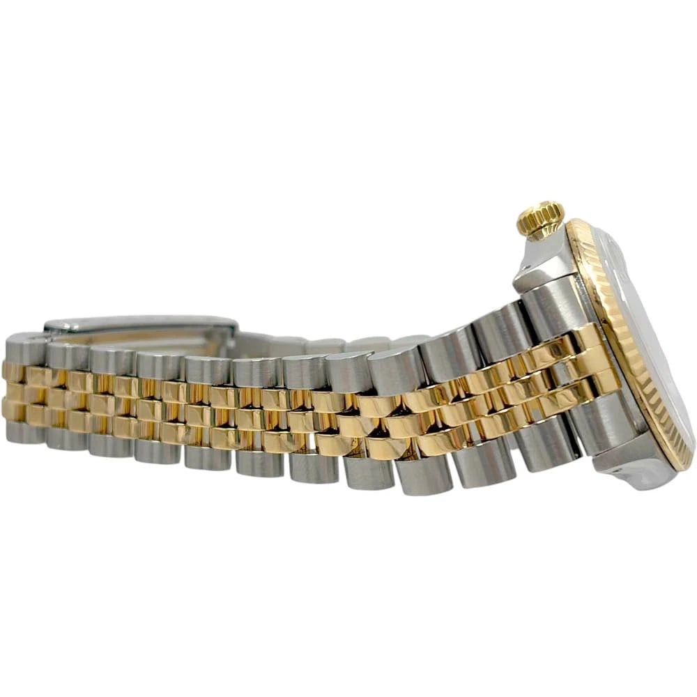 ROLEX DATEJUST WHITE WATCH - 6
