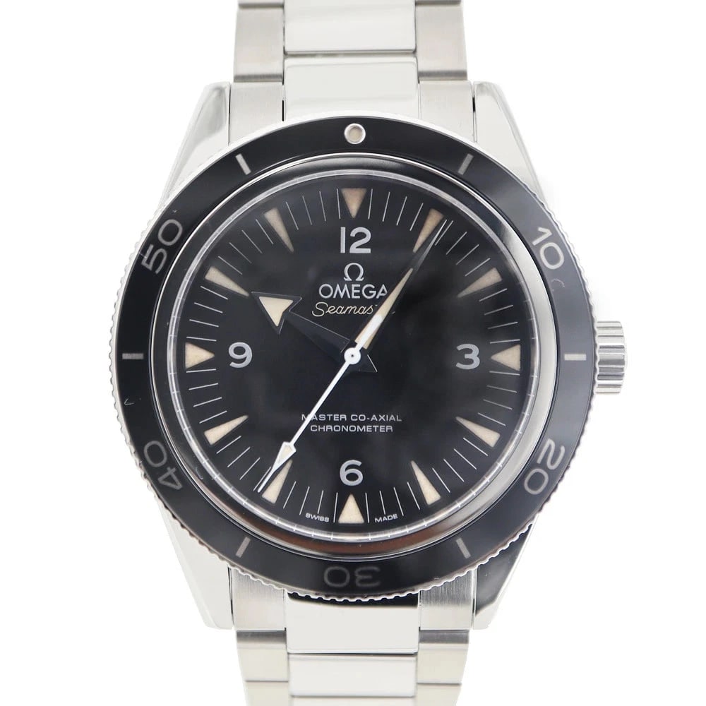 OMEGA WATCH BLACK WATCH: Omega Watch Black Watch Brand: OMEGA Type/Style: Wristwatch Material: Case Material N/A Band Material N/A Color: Dial Color Black Size: Case Size 41.0mm Accessories: None Accessories Notice: When
