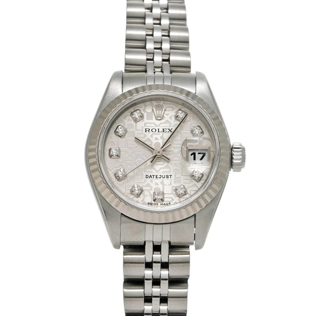 ROLEX DATEJUST SILVER WATCH: Rolex Datejust Silver Watch Brand: ROLEX Type/Style: Wristwatch Material: Band Material Stainless Case Material Sapphire Crystal Color: Dial Color Silver Size: Wrist Size 16cm Case Size 26 x 26 mm