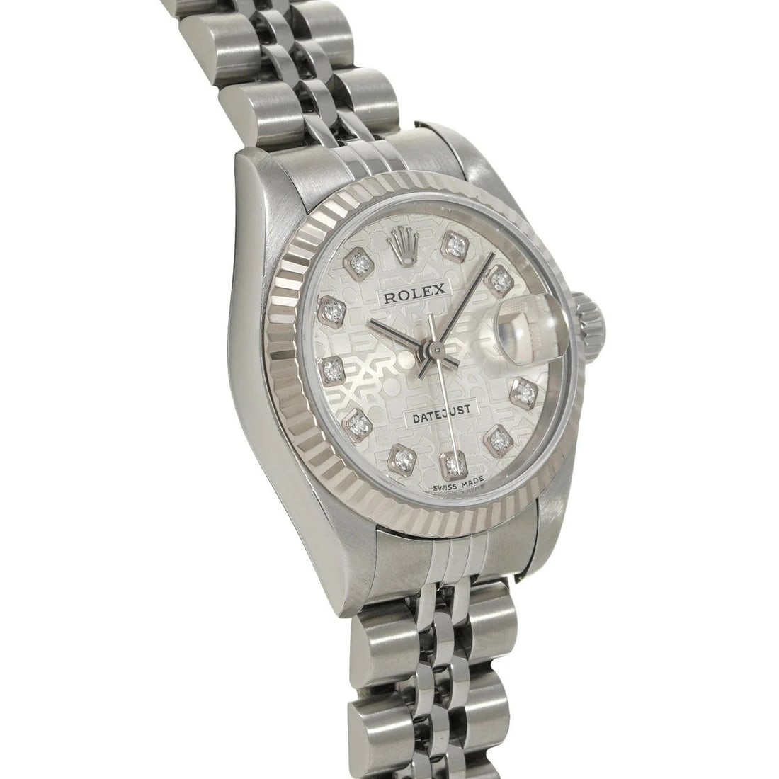 ROLEX DATEJUST SILVER WATCH - 3