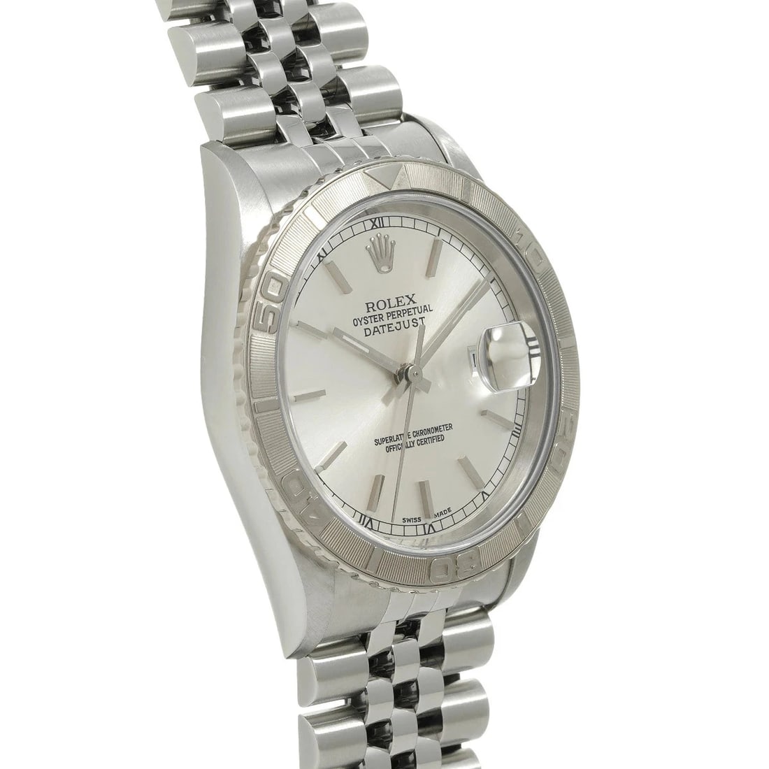 ROLEX DATEJUST THUNDERBIRD SILVER WATCH - 3