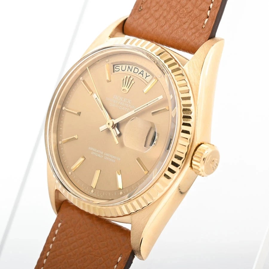 ROLEX DATE YELLOW WATCH - 2