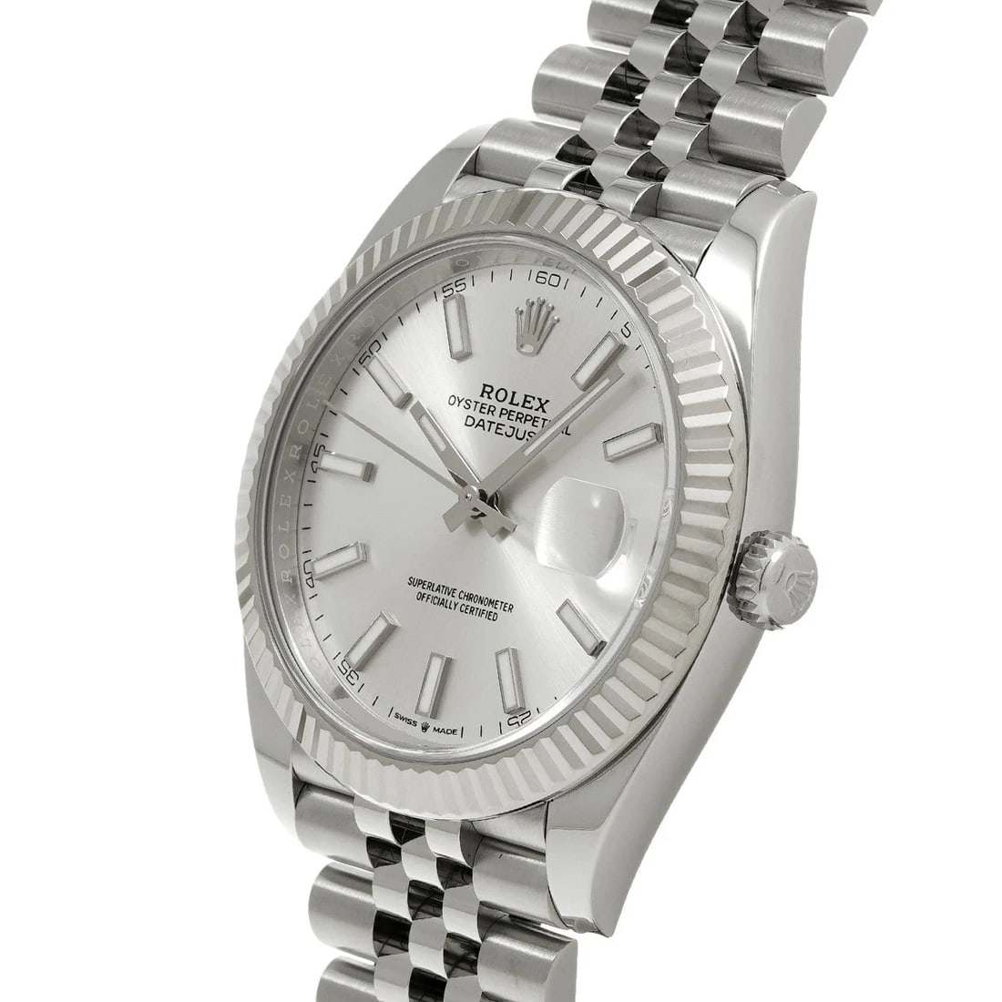 ROLEX DATEJUST SILVER WATCH - 2
