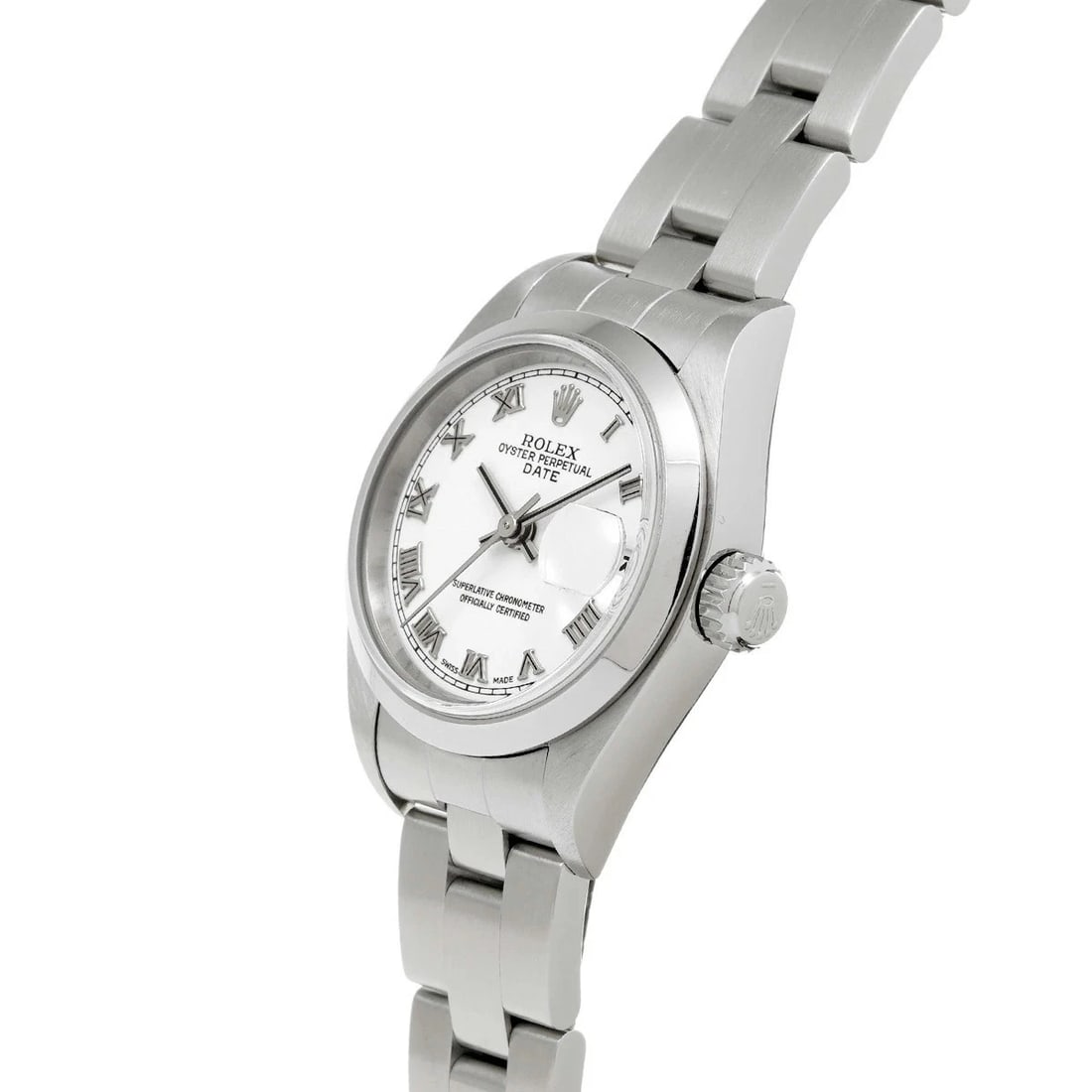 ROLEX DATEJUST WHITE WATCH - 2