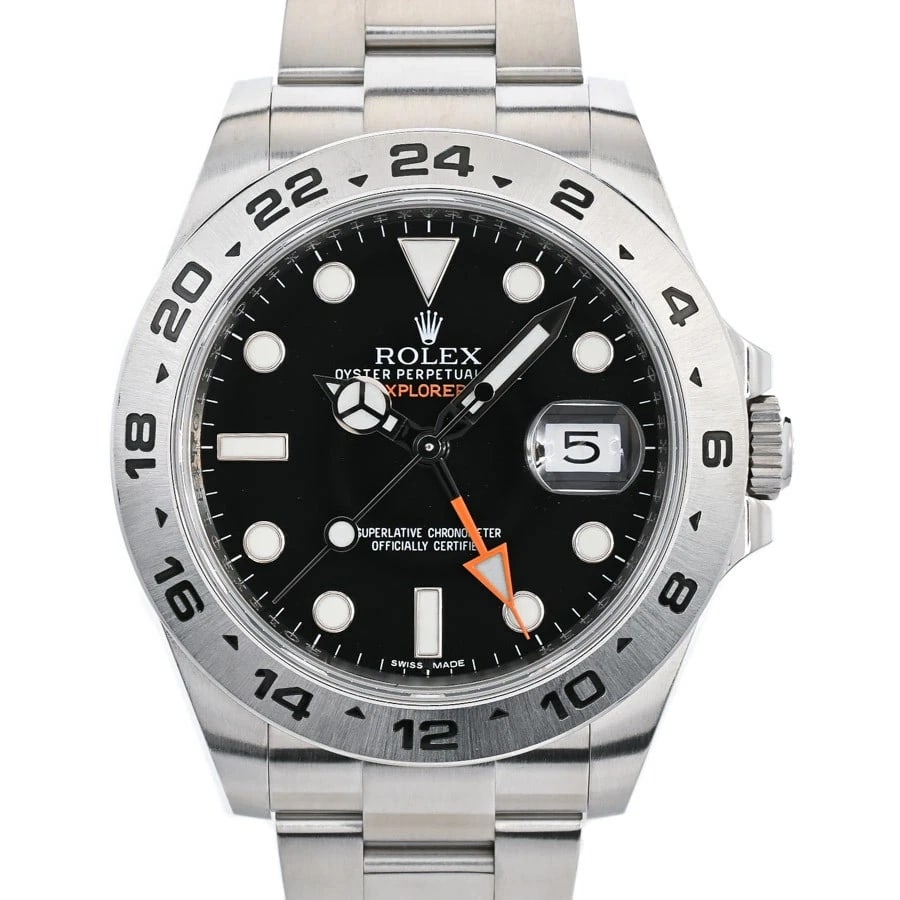 ROLEX BLACK WATCH: Rolex Black Watch Brand: ROLEX Type/Style: Wristwatch Material: Case Material N/A Band Material Stainless Steel Color: Dial Color Black Size: Wrist Size 19cm Case Size 42mm Accessories: None