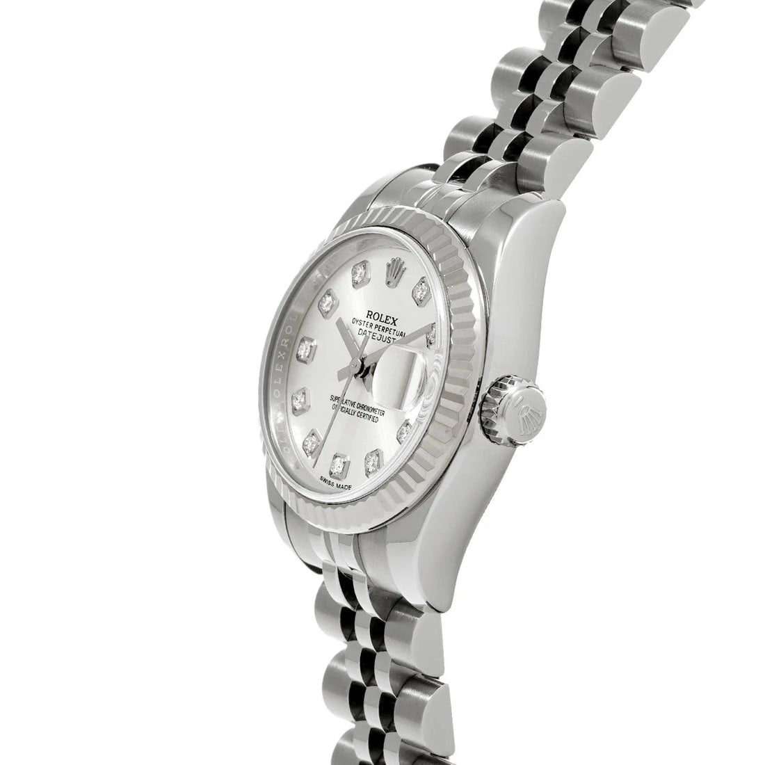 ROLEX DATEJUST SILVER WATCH - 2