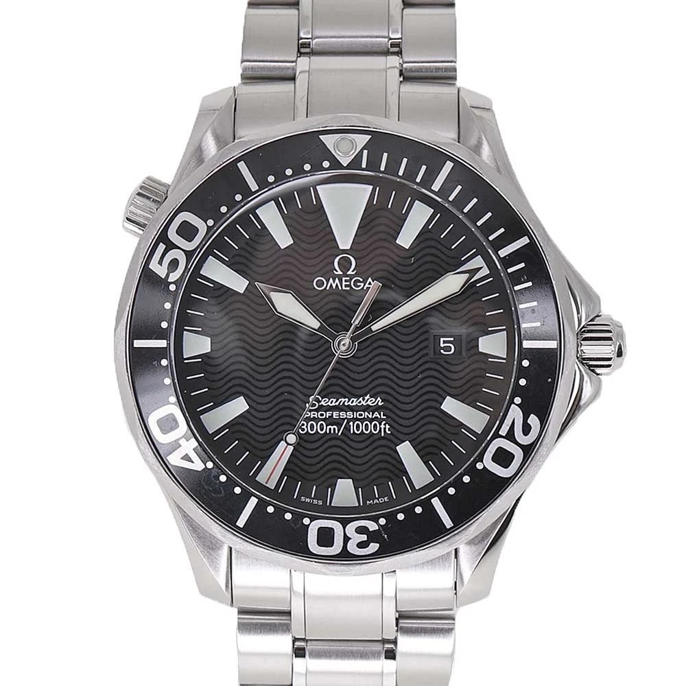 OMEGA SEAMASTER PROFESSIONAL BLACK WATCH: Omega Seamaster Professional Black Watch Brand: OMEGA Type/Style: Wristwatch Material: Case Material N/A Band Material N/A Color: Dial Color Black Size: Wrist Size 20cm Case Size 41mm Accessories: