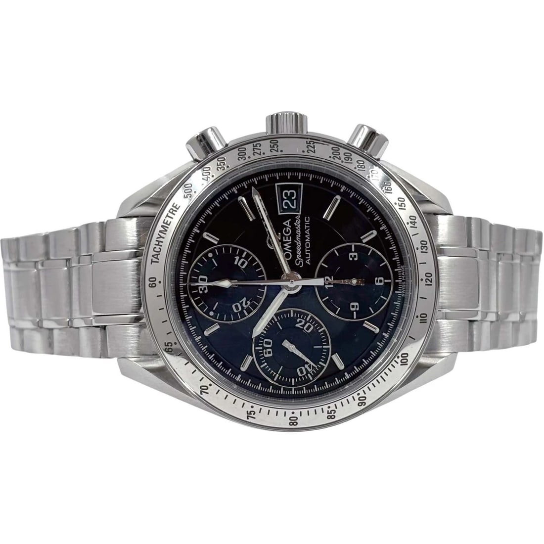 OMEGA SPEEDMASTER BLACK AUTOMATIC WATCH - 3