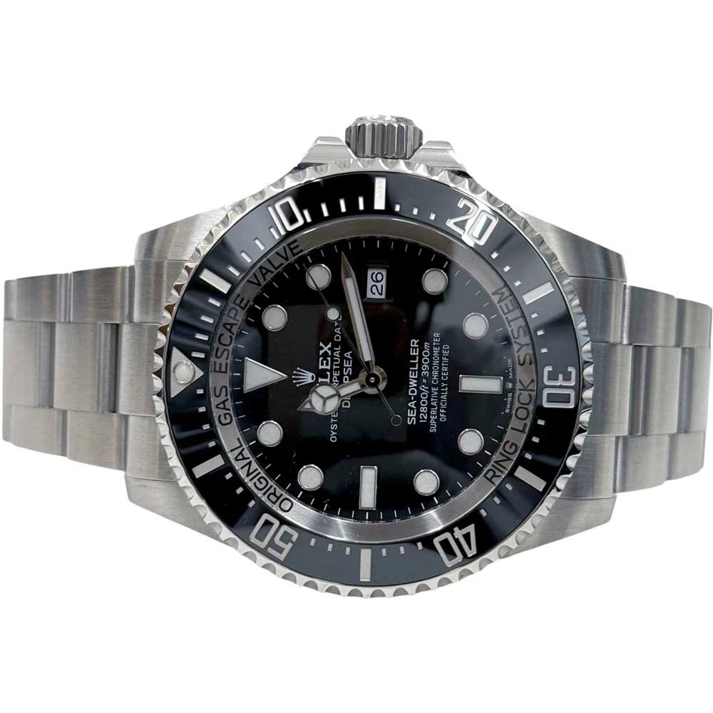 ROLEX DEEPSEA BLACK AUTOMATIC WATCH - 6