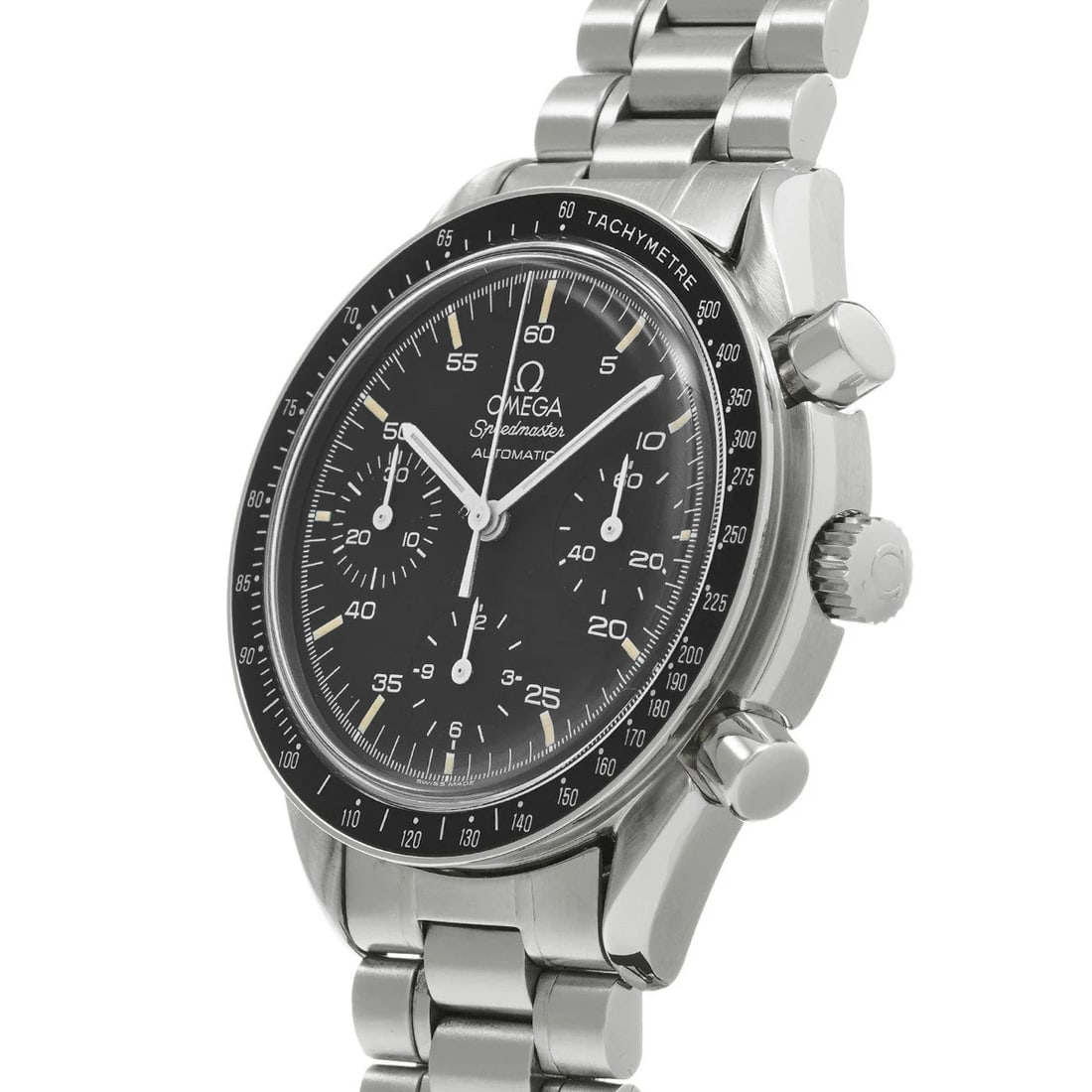 OMEGA SPEEDMASTER AUTOMATIC BLACK WATCH - 2