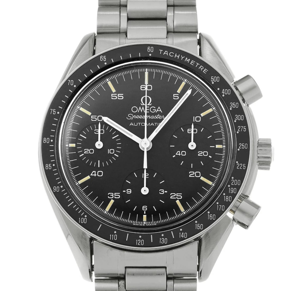 OMEGA SPEEDMASTER AUTOMATIC BLACK WATCH - 4
