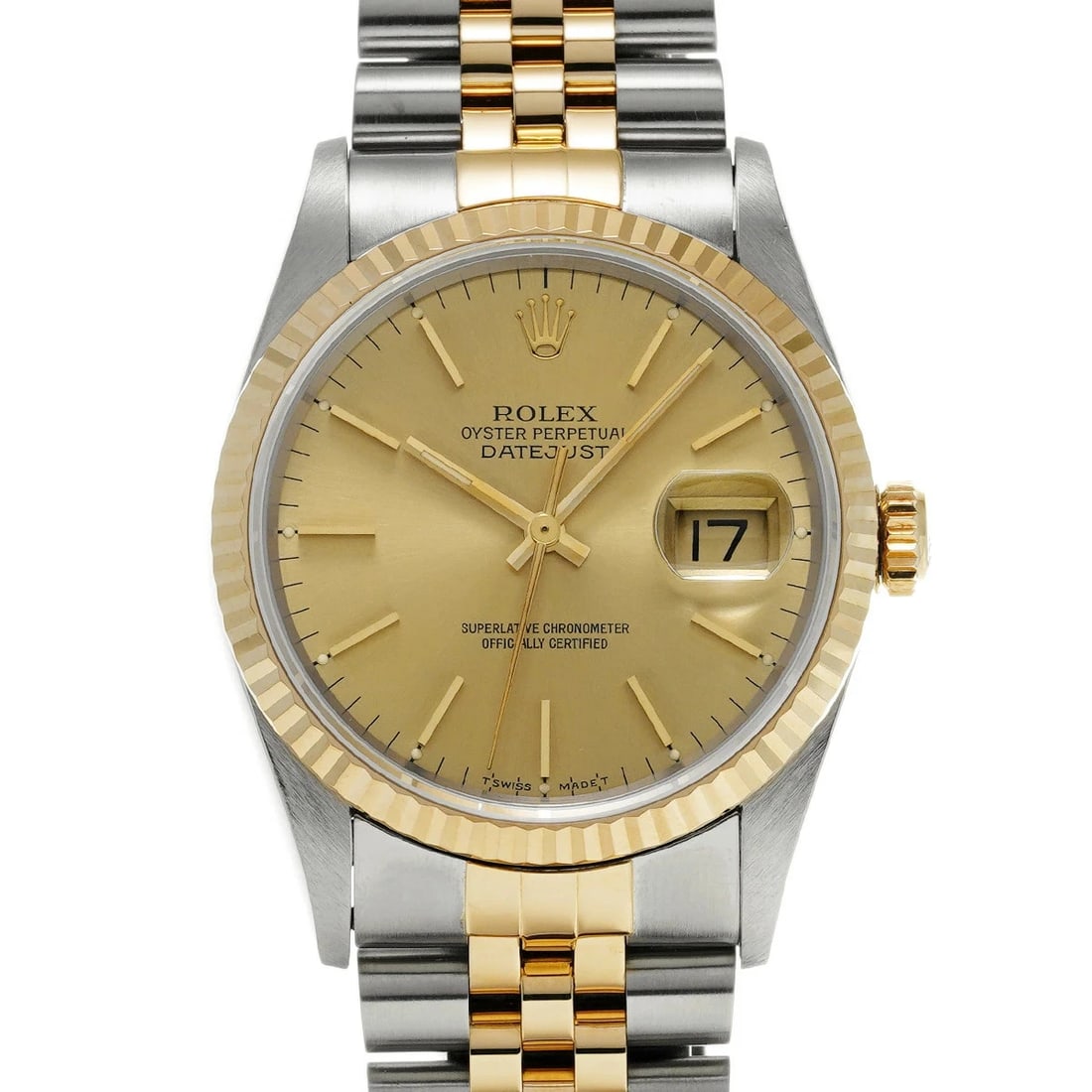 ROLEX DATEJUST WATCH: Rolex Datejust Watch Brand: ROLEX Type/Style: Wristwatch Material: Band Material Stainless Case Material Sapphire Crystal Color: Dial Color Size: Wrist Size 18cm Case Size 36 x 36 mm Accessories: