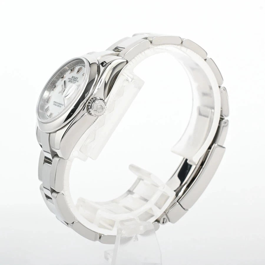 ROLEX DATEJUST WHITE WATCH - 2