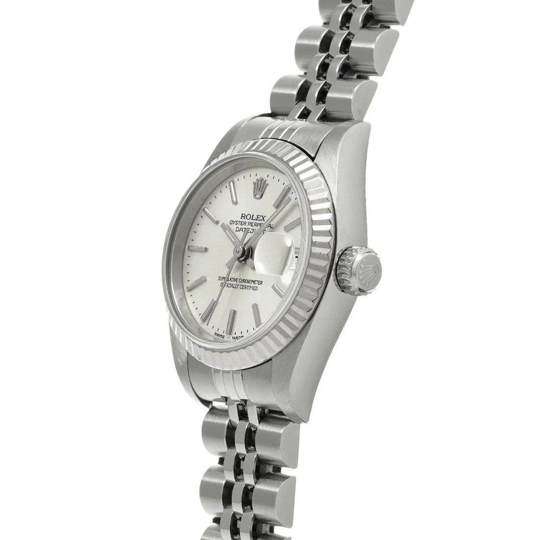 ROLEX DATEJUST SILVER WATCH - 2
