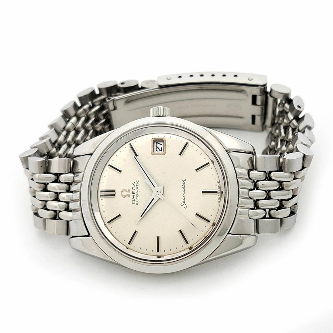 OMEGA SILVER WATCH - 2