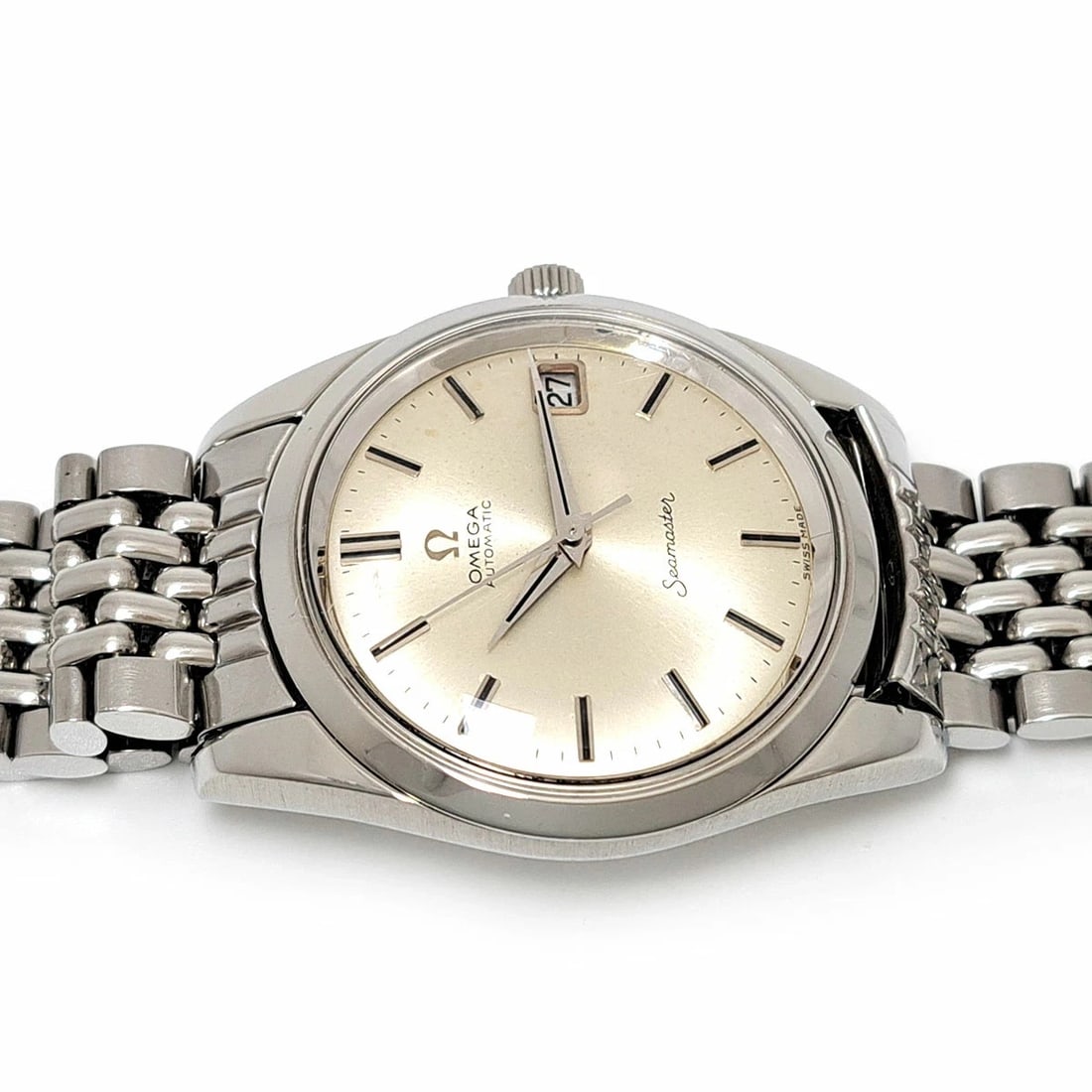 OMEGA SILVER WATCH - 3