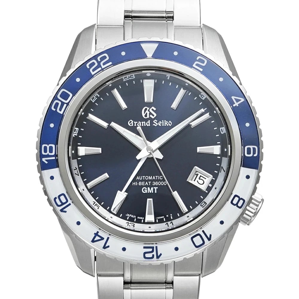 SEIKO GRAND BLUE WATCH: Seiko Grand Blue Watch Brand: SEIKO Type/Style: Wristwatch Material: Case Material N/A Band Material Stainless Steel Color: Dial Color Blue Size: Case Size 44.2mm x 50.6mm Accessories: None