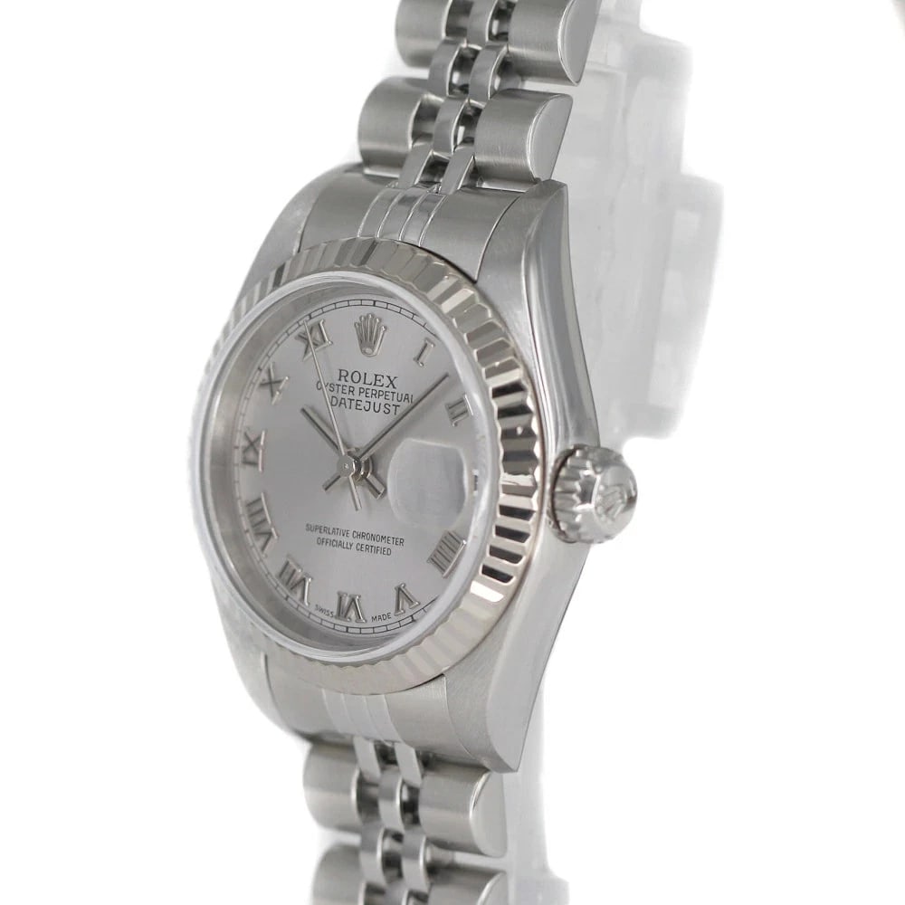 ROLEX DATEJUST SILVER WATCH - 2
