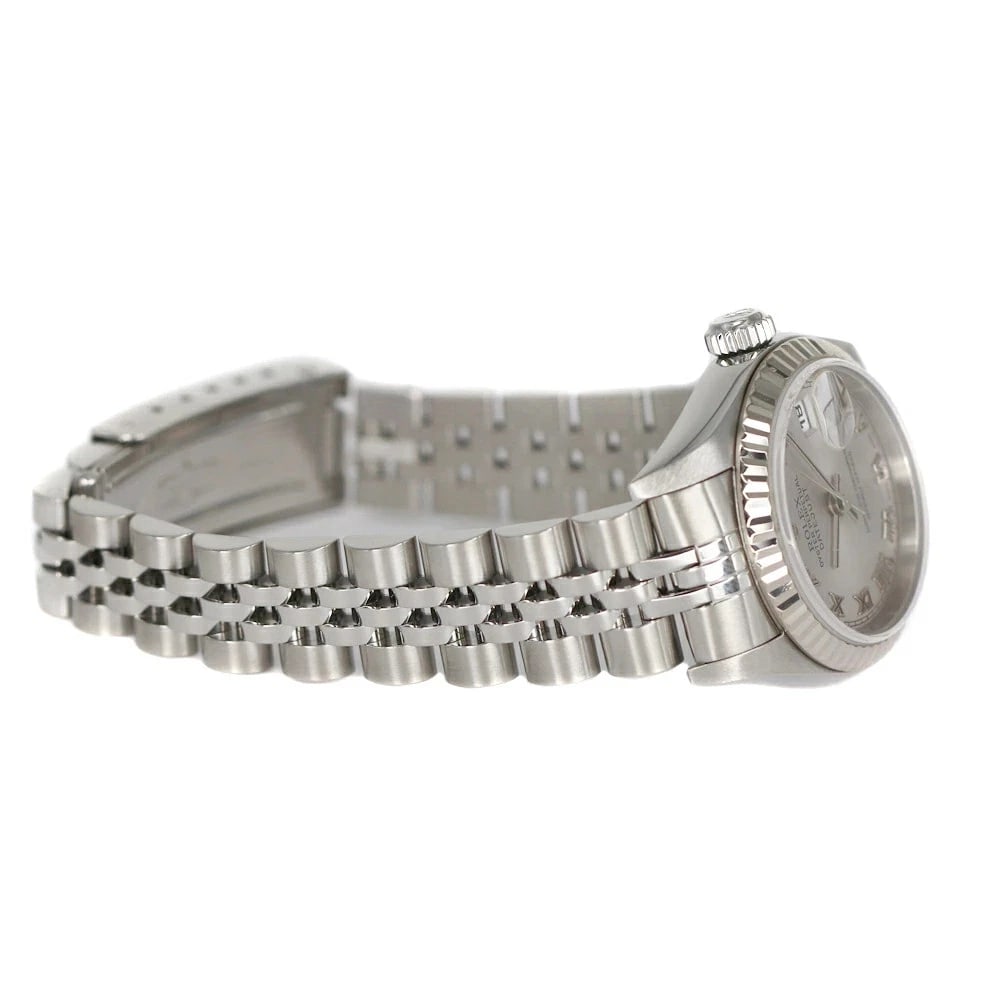 ROLEX DATEJUST SILVER WATCH - 5
