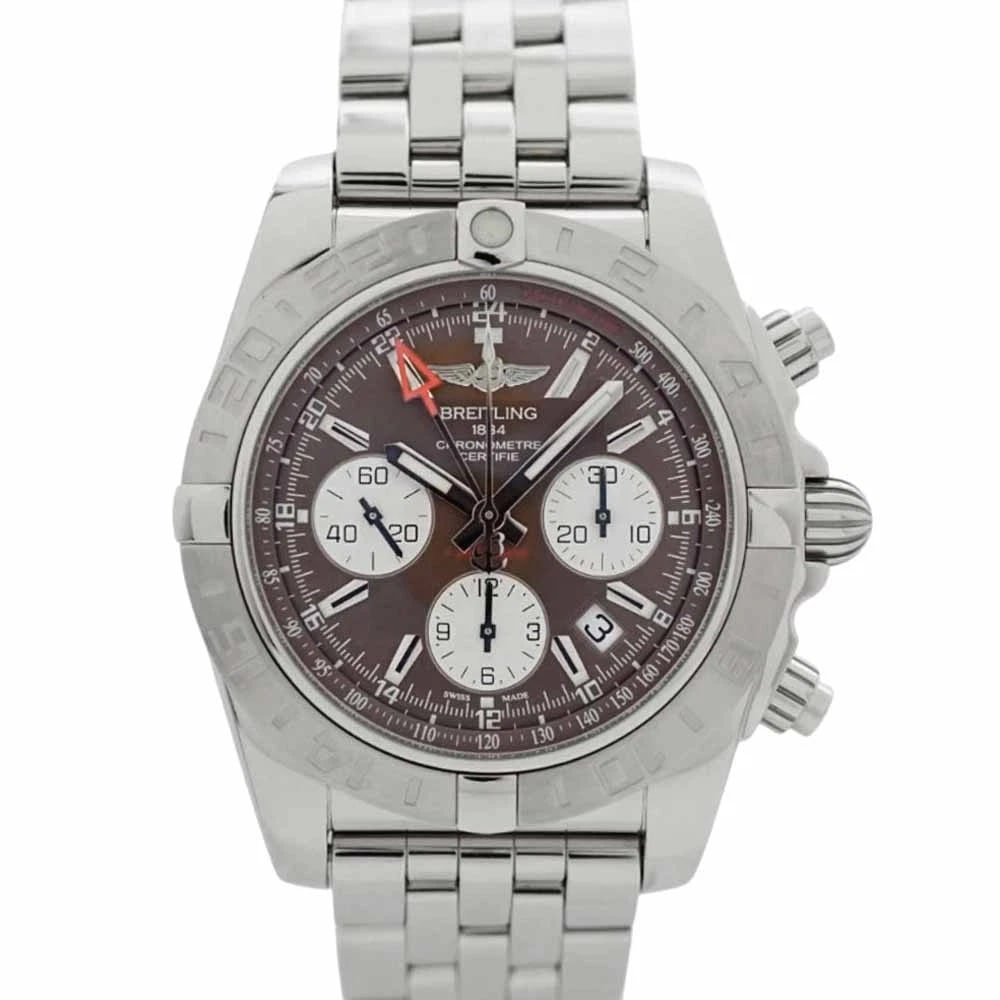 BREITLING CHRONOMAT BROWN WATCH: Breitling Chronomat Brown Watch Brand: BREITLING Type/Style: Wristwatch Material: Case Material N/A Band Material N/A Color: Dial Color Brown Size: Wrist Size 19.5cm Case Size 44.0mm Accessories: