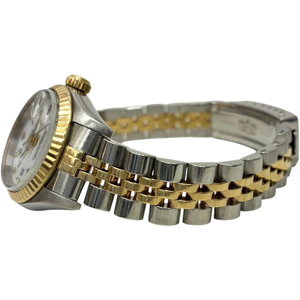 ROLEX DATEJUST SILVER WATCH - 4