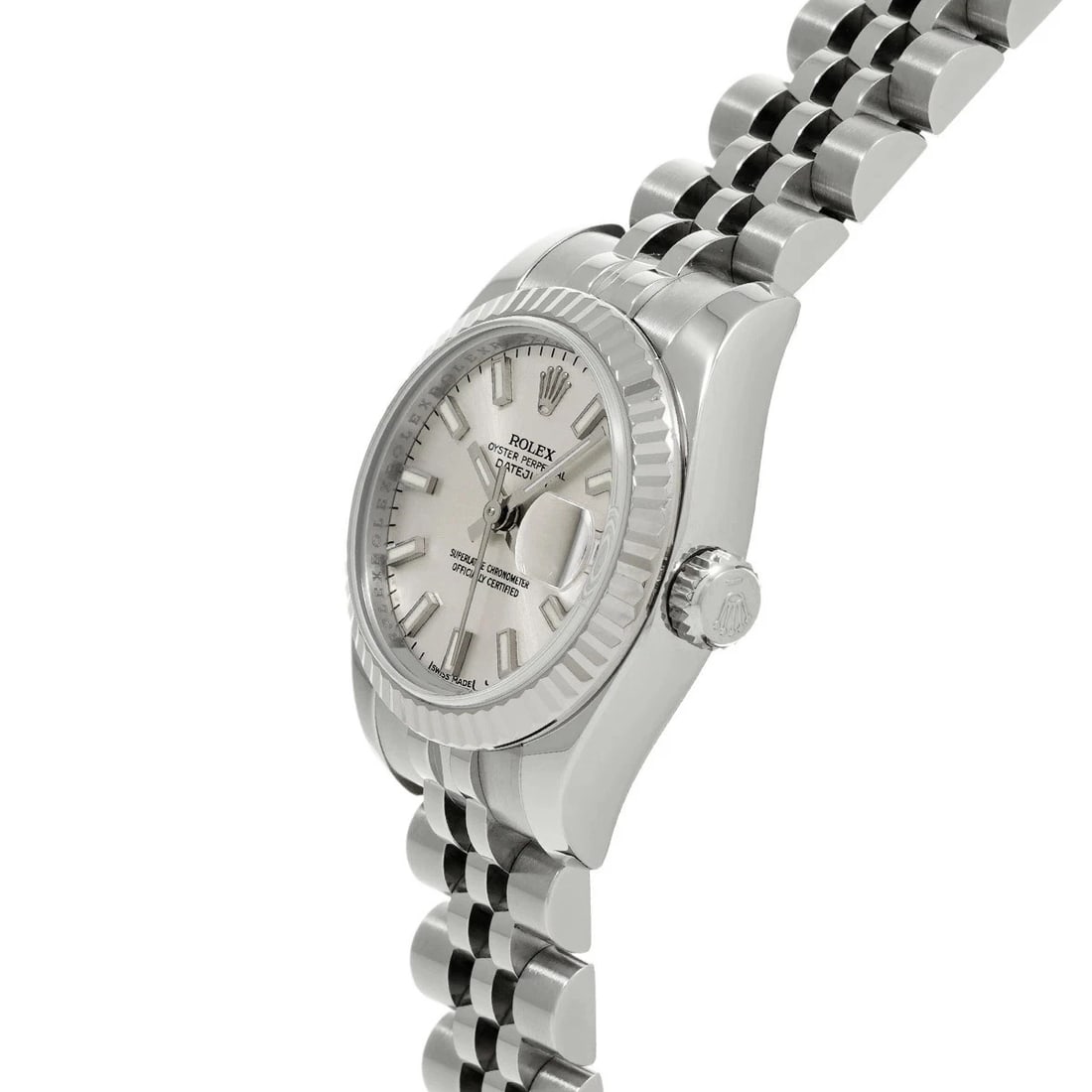 ROLEX DATEJUST SILVER WATCH - 2