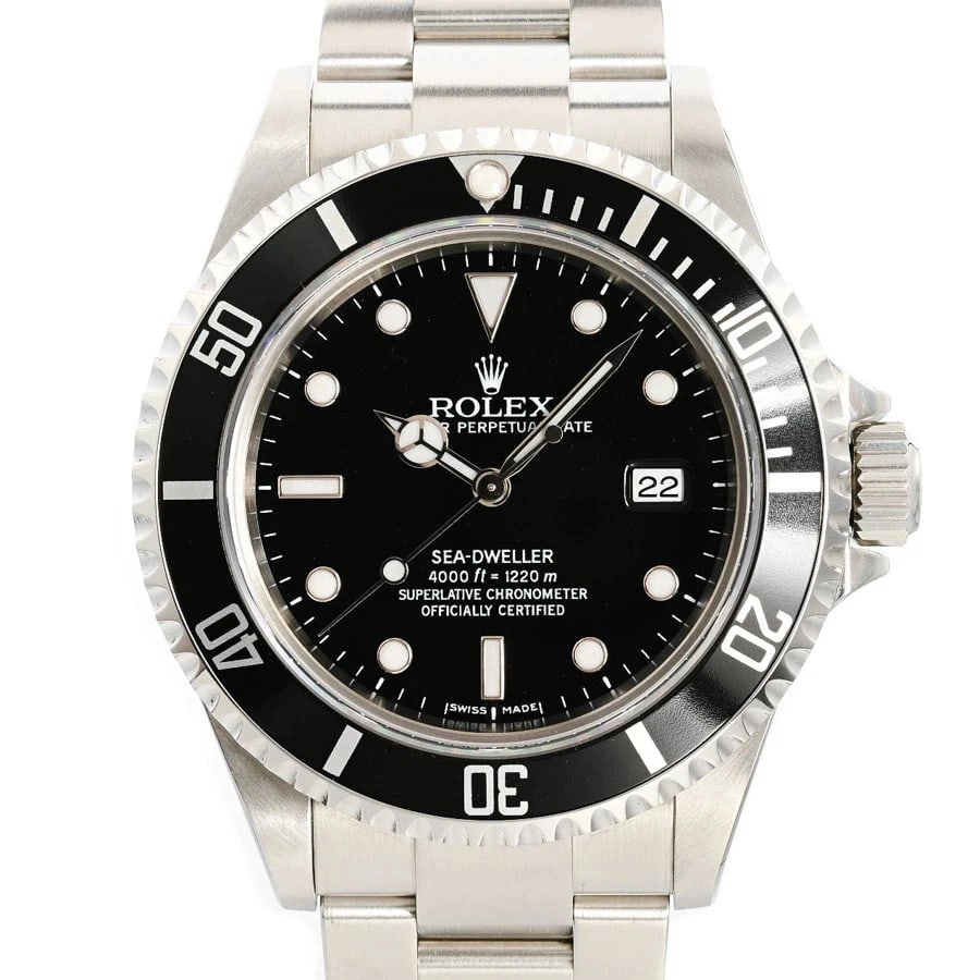 ROLEX BLACK WATCH: Rolex Black Watch Brand: ROLEX Type/Style: Wristwatch Material: Case Material N/A Band Material Stainless Steel Color: Dial Color Black Size: Wrist Size 18cm Case Size 40mm Accessories: None <