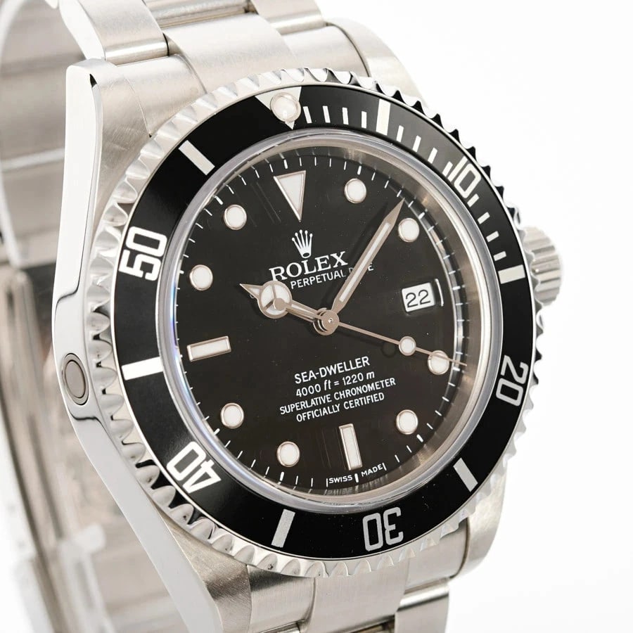 ROLEX BLACK WATCH - 4