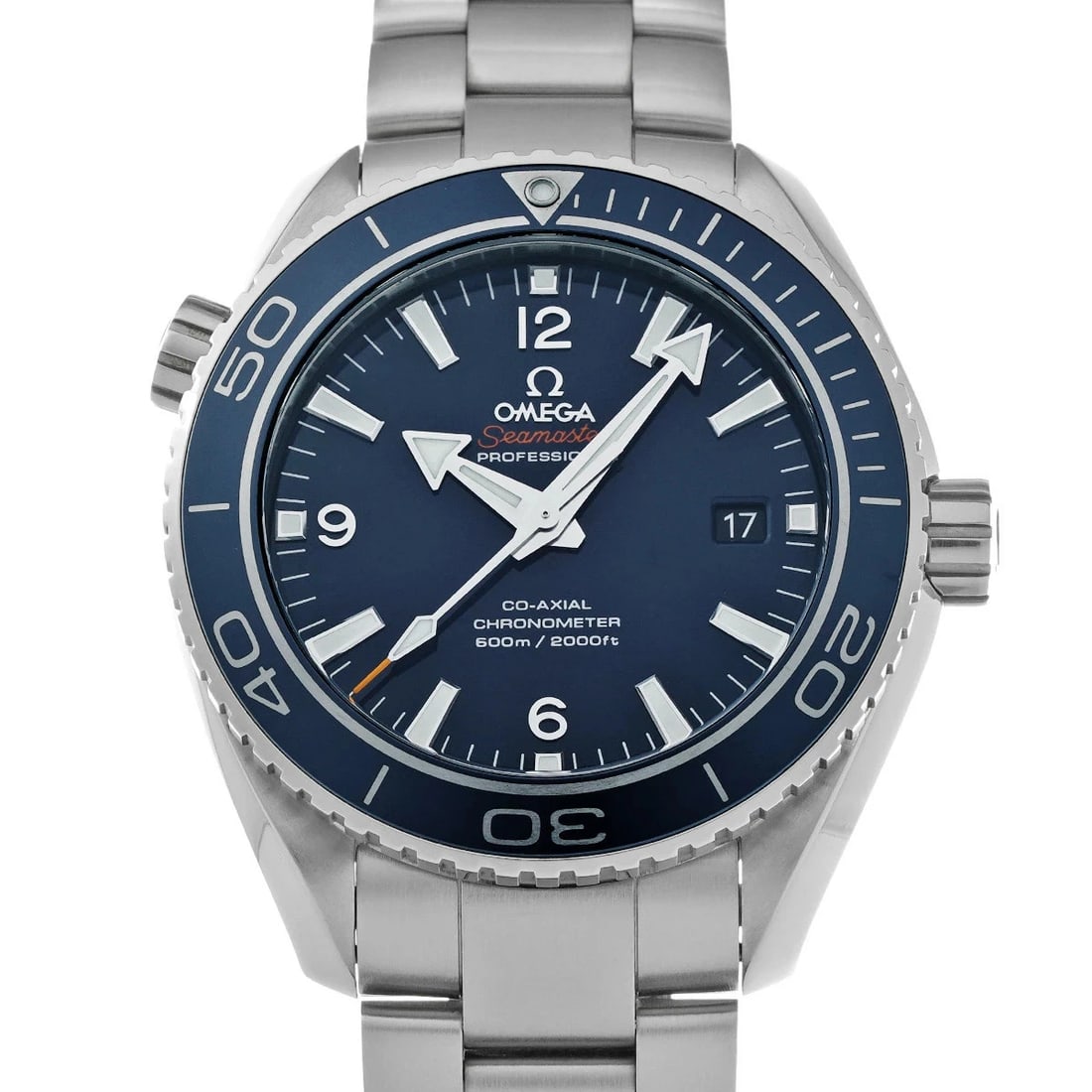 OMEGA WATCH BLUE WATCH: Omega Watch Blue Watch Brand: OMEGA Type/Style: Wristwatch Material: Band Material Titanium Case Material Sapphire Crystal Color: Dial Color Blue Size: Wrist Size 19.5cm Case Size 45.5 x 45.5 mm