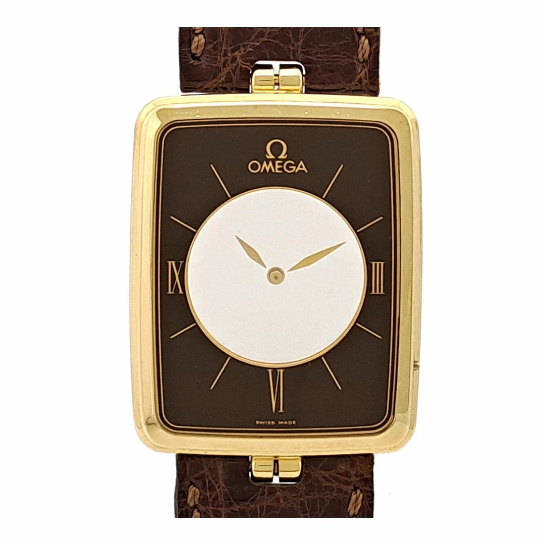 OMEGA WATCH YELLOW GOLD WATCH: Omega Watch Yellow Gold Watch Brand: OMEGA Type/Style: Wristwatch Material: Band Material Yellow Gold Case Material N/A Color: Dial Color Size: Wrist Size 14.5cm?19cm Case Size 28mm Accessories: None