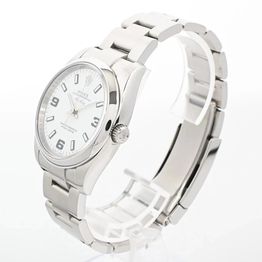 ROLEX WHITE WATCH - 2