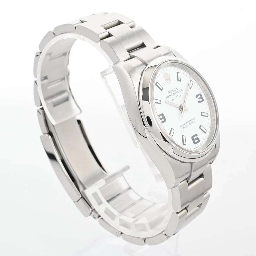 ROLEX WHITE WATCH - 3