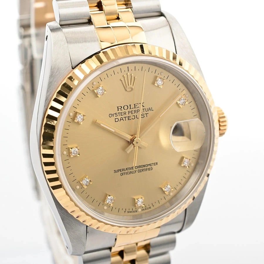 ROLEX YELLOW WATCH - 4