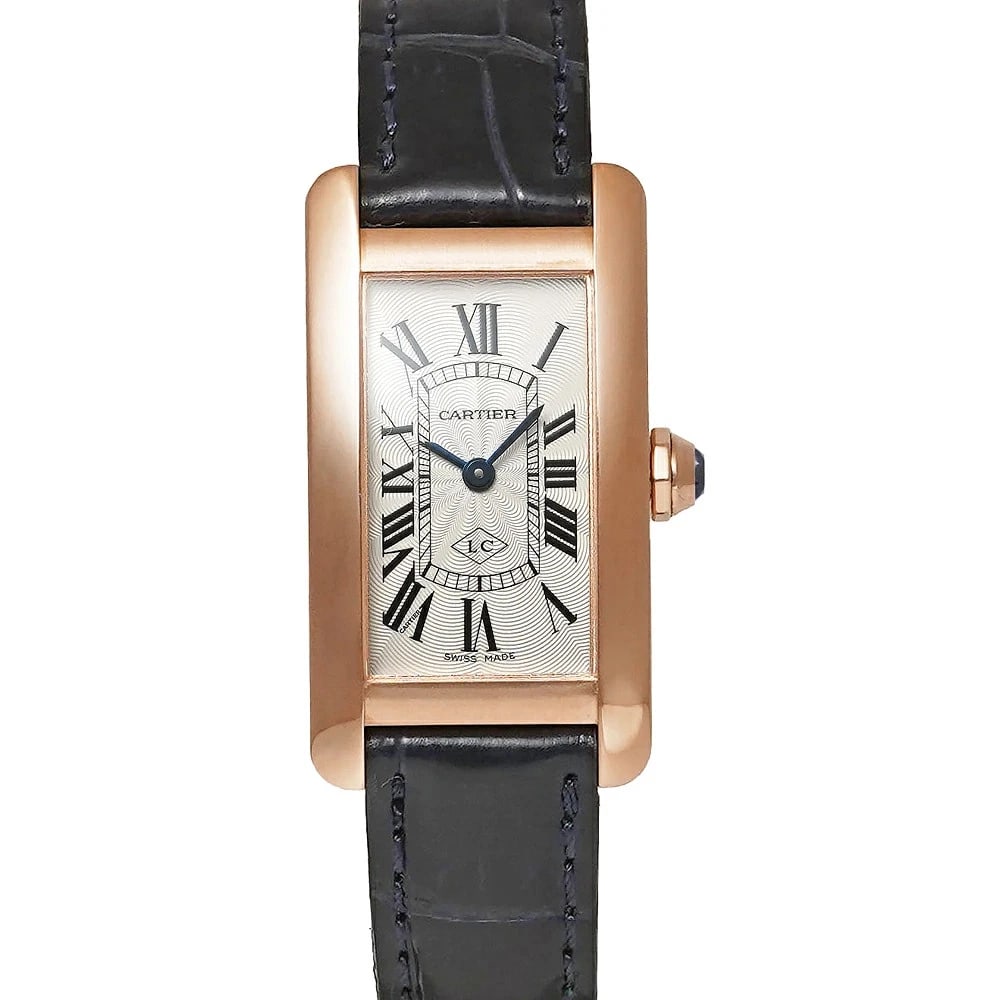CARTIER TANK SILVER WATCH: Cartier Tank Silver Watch Brand: CARTIER Type/Style: Wristwatch Material: Band Material Pink Gold Case Material N/A Color: Dial Color Size: Case Size 35mm x 19mm Accessories: None Accessories Notice: