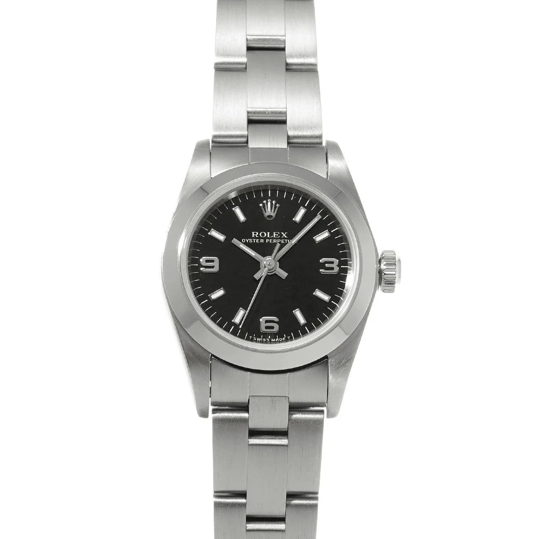 ROLEX OYSTER PERPETUAL BLACK WATCH (1 of 4)