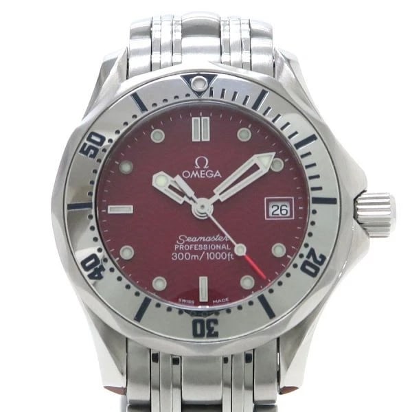 OMEGA SEAMASTER WATCH: Omega Seamaster Watch Brand: OMEGA Type/Style: Wristwatch Material: Case Material N/A Band Material Stainless Steel Color: Dial Color Size: Band Size 14.5cm Case Size 28mm Accessories: None