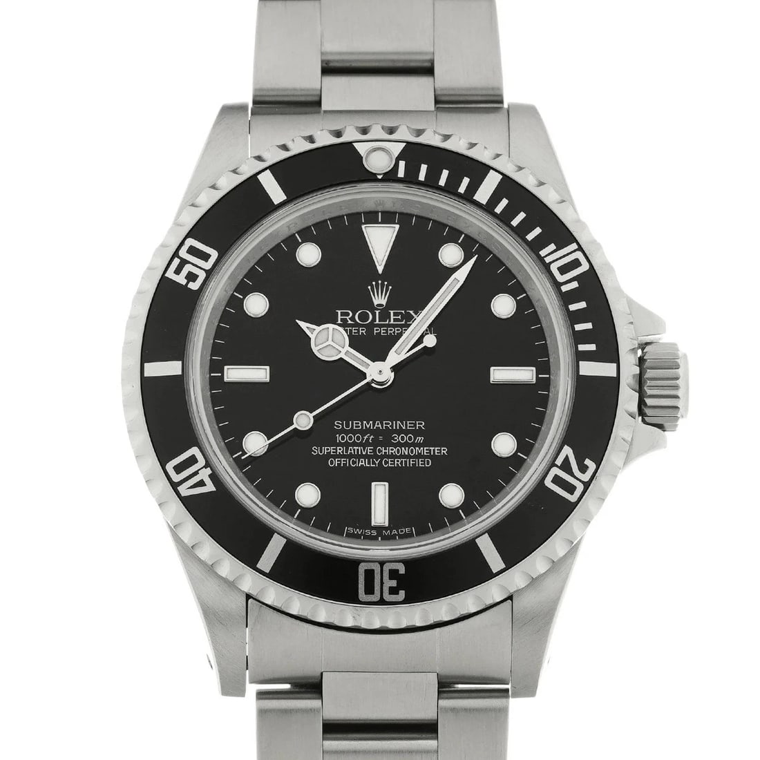 ROLEX SUBMARINER BLACK WATCH: Rolex Submariner Black Watch Brand: ROLEX Type/Style: Wristwatch Material: Band Material Stainless Case Material Sapphire Crystal Color: Dial Color Black Size: Wrist Size 19.5cm Case Size 40 x 40 mm