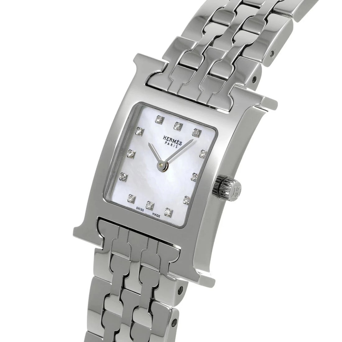 HERMES WHITE WATCH - 2