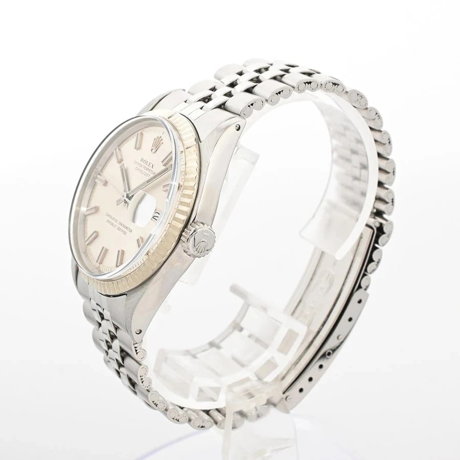 ROLEX DATEJUST SILVER WATCH - 2