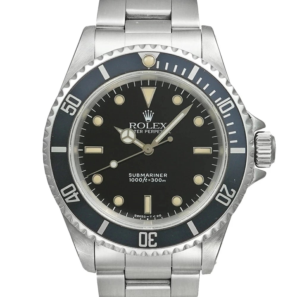 ROLEX SUBMARINER BLACK WATCH: Rolex Submariner Black Watch Brand: ROLEX Type/Style: Wristwatch Material: Case Material N/A Band Material Stainless Steel Color: Dial Color Black Size: Case Size 40mm x 40mm Accessories: None